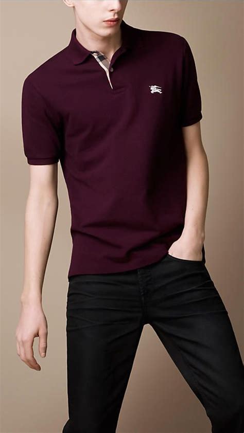 burberry mens polo shirt|men's burberry shirt nordstrom.